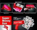 Rain Money Gun For Playing Party Supplies Money Gun For Playing //Includes Dummy Dollars//Super Money Gun Cash Cannon For Playing for kids // dollar Gun. 