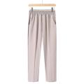 New spring and summer Women's Pants Mom Pants Elastic High Waist Casual Women Trousers Loose Straight. 