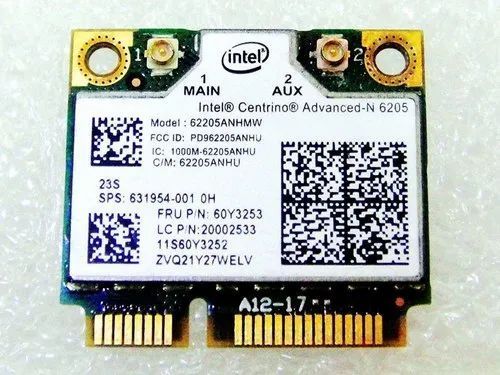 HP Pavilion G6 Laptop/HP Elitebook 8440p 622ANHMW Wireless-N WiFi Card- 572509-001