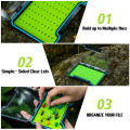 Goture Fly Fishing Lure Storage Boxes 1pcs Waterproof Container Transparent ABS Plastic Fish Lure Box Fishing Tackle Accessory.