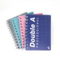 Double A professional plastic book cover A6 thickness 70 GSM. 100 sheets assorted colors 4 books. 
