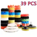 3 Inch Car Polishing Kit Polish Pad Car Polish Buffing Pad Abrasive Disc Sponge Foam Pads Polisher For Headlight Refurbish. 