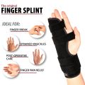 Pinky Finger Splint Boxer Fracture Brace Immobilizer for Broken Fingers, Metacarpal Syndrome & Ulnar Gutter - Left or Right Hand. 