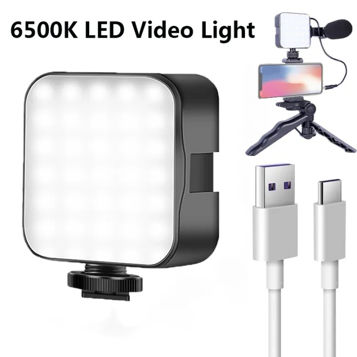 New%20Rechargeable%206500K%20LED%20Video%20Light%20Mini%20Camera%20Light%20Fill%20Lamp%20Portable%20Photography%20Lighting%20for%20Vlog%20Live%20Streaming%20DSLR%20-%20Image%202