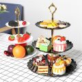 3-Tier Cupcake Stand Fruit Plate Holder Desserts Snack Candy Buffet Stand Tower For Christmas Wedding Party Cake Dessert Tray. 