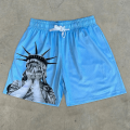 Summer Hot Selling 3D Printed Flame Printed Fashion Shorts Quick Drying Sweat Absorbing Sports Shorts New Fashionable Motorcycle. 