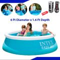INTEX Swimming Pool / swimming pools for kids/INFLATABLE POOL SIZE (6FT-8FT-10FT-12FT)(28101,28106,28120,28130). 