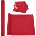 47.25x15.75 Inch Dark Red Book Binding Cloth Bookcover Fabric Surface with Paper Backed Nylon Fabric for Book Binding.