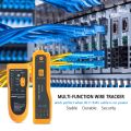 LAN Network Cable Tester Cat5 Cat6 RJ45 UTP STP Line Finder Telephone Wire Tracker Tracer Diagnose Tone Distance Cable Tester.