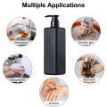 4Pcs/Set Plastic 500ml Empty Square Bottle Hand Wash Soap Dispenser Liquid Shampoo Pump Container Shower. 