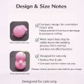 10pcs Cat Rolling Toy for Indoor Use. Self-rolling Cat Toy. No Batteries Required. Random Designs. Lightweight Cat Puzzle Toy.. 