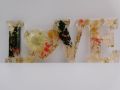 Resin love frames, color can be customize. 