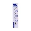 Toshino model ET-913 USB power strip 3 channel 3 Switch 2 USB with 3 m long. 