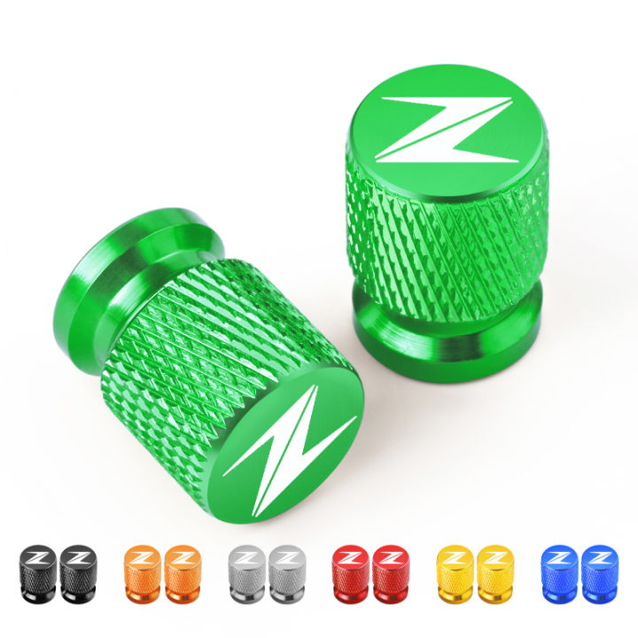 2 PCS For KAWASAKI New Z400 Z900 Z1000 Z800 Z750 Z300 Z650 Motorcycle Wheel Tire Valve Cover Cap Plug CNC Accessories