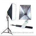 Studio Softbox Light Kit with 4in1 E27 Lamp Holder with Softbox & Stand.