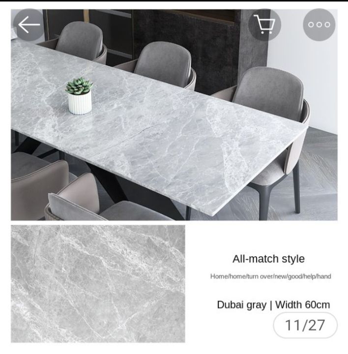 White%20Marble%20Wallpaper%201%20miter%20Peel%20and%20Stick%20Countertops%20for%20Kitchen%20Waterproof%20Vinyl%20Countertop%20Contact%20Paper%20for%20Desk%20Cover%20Dresser%20Top%20Counter%20Top%20Covering%20Table%20Sticker%20-%20Image%203