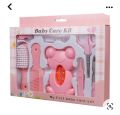 8pcs/set Baby Care Kit, Baby Safe Nail Clipper, Baby Bath Water Temperature Meter, Soft Hair Comb Brush. 