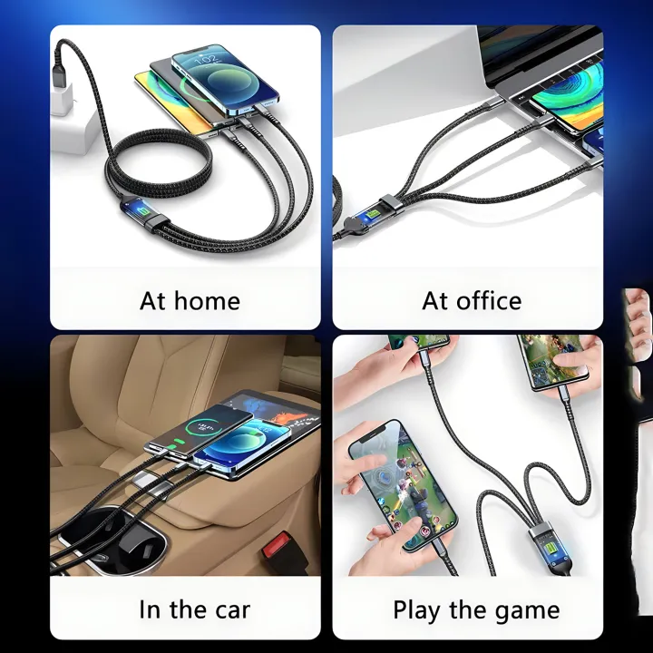 3-in-1%20USB%20100W%206A%20Fast%20Charger%20Cable%20Car%20USB%20To%20Type-C%20Micro%20LIGHTNING%20Cable%20For%20iPhone%2016%2015%2014%2013%20%20%20%20-%20Image%203