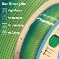 Silk Shiny Rainbow Multi-Color 3D Printer Filament Bundle PLA 4-in-1 Fast Color Change Enhanced Print Quality.