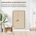 Cat Sisal Mat Furniture Wall Anti-Scratch Pad Wear-resistant Cat Scratching Board for Cat Paw Training Protect Couch and Carpets. 