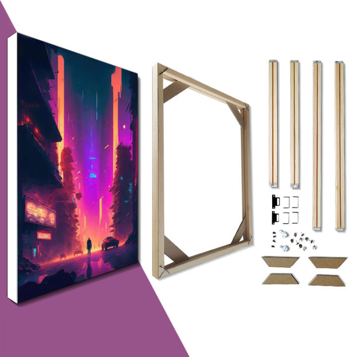 solid wood photo frame, picture poster photo frame1 set of DIY Frame ...
