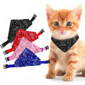 Pet Triangle Scarf Cat Dog Saliva Towel Printed Pets Dog Collar Adjustable Strap Kitten Puppy Saliva Neckerchief Pet Supplies. 