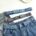Adjustable Stretch Belt No Buckle Invisible Belt for Women Men Jeans Easy Wear Unisex Elastic Waistband designer belt. 
