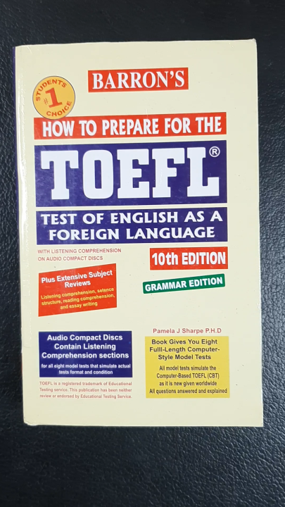 📕 Barron’s How To Prepare For The TOEFL – 10th Edition (Newsprint ...