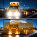 Dual Purpose Car Sun Visor - Day & Night Anti Glare Visor Extender with Night Driving Shield & UV Protection for SUVs, Trucks. 
