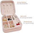 Small Jewelry Box, Travel Portable Jewelry Case For Ring, Pendant, Earring, Necklace, Bracelet Organizer Storage Holder Boxes. 