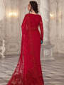 Gorgeous 3D Net Handwork Embroidery Saree For Woman For Girls. 