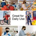 Pack of 20 Disposable Face Masks 3Ply Black Face Mask Disposable Masks Breathable. 