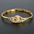 Butterfly Love Heart Bracelets for Women Aesthetic Gold Color Zircon Bangle Vintage Fashion Jewelry Accessories Party New Gifts. 