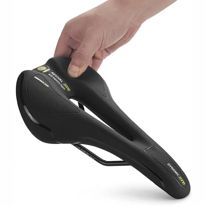 Ruwshuuk Comfort Bike Saddle For Men & Women - PU Leather, Memory Foam, Waterproof For Mountain & Road Bikes - View #12