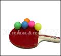 Table tennis racket Gold Cup No. 545 ping pong racket standard (not including table tennis ball) red/black table tennis racket red handle white multicolor cover. 