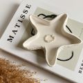 1pc Starfish Tray Silicone Mold Cement Candle Holder Plaster Jewelry Display Tray Plate Resin Storage Tray Casting Silicone Mold. 