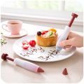 Baking Tools Food Grade Silicone Chocolate Squeeze Sauce Writing Decorating Pen Cake Writing Pen G Milking Pen. 