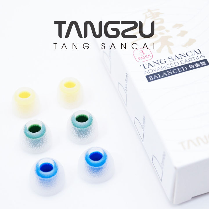 Tangzu%20Tang%20Sancai%20Balanced/WirdBore/Narrow%20Ver.%20In-Ear%20Silicone%20Earphone%20Eartips%203Pairs%20Headphone%20AccessoryTips%20Earbuds%20Earplug%20-%20Image%202