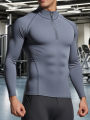 Men Running Compression T-shirt Long Sleeves Sport Tees Gym Fitness Sweatshirt Male Jogging Tracksuit Homme Athletic Shirt Tops. 