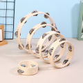 4/6/7/8/10Inch Hand Drums Toys Education Orff Musical Instrument Tambourine Hand Cranked Bell Single Row Wooden Tambourine Rings. 