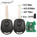 jingyuqin 2Buttons 315Mhz 433.92Mhz 447 MHZ 4D60 Chip Remote Head Car Key For Ssangyong Actyon Kyron Actio Rexton SSY3 MBEF750/. 
