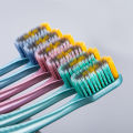 6/1 group high quality broad brush cleaning teeth soft hair toothbrush home oral care suitable for adult daily life. 