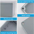 IP67 Waterproof Metal Box Outdoor High Temperature Resistant Cast Aluminum Box Factory Installation Hole Electrical Junction Box. 
