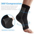 1Pair Nano Socks Neuropathy Socks Compression Sleeve for Ankle Swelling,Plantar Fasciitis,Neuropathy Brace for Women Men. 
