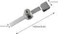Sliding Glass Door Ratchet Lock JCBIZ Glass Lock Terrarium Showcase Display Case Cabinet Sliding Glass Push Door Locks with Keys Furniture Hardware Universal Key Type Sawtooth Lock. 