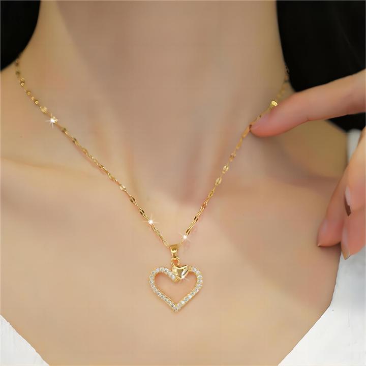 Trendy%20Heart%20Stainless%20Steel%20Zirconia%20Necklaces%20For%20Women%20Girls%20Love%20Gold%20Color%20Metal%20Necklace%20Party%20Birthday%20Daily%20Jewelry%20-%20Image%206