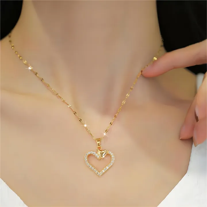 Trendy%20Heart%20Stainless%20Steel%20Zirconia%20Necklaces%20For%20Women%20Girls%20Love%20Gold%20Color%20Metal%20Necklace%20Party%20Birthday%20Daily%20Jewelry%20-%20Image%206