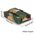 Simulated Roof Luggage Tent Bag Decorate for 1/18 1/24 RC Crawler TRX4M Bronco Defender SCX24 DIY Upgrade Accessories. 