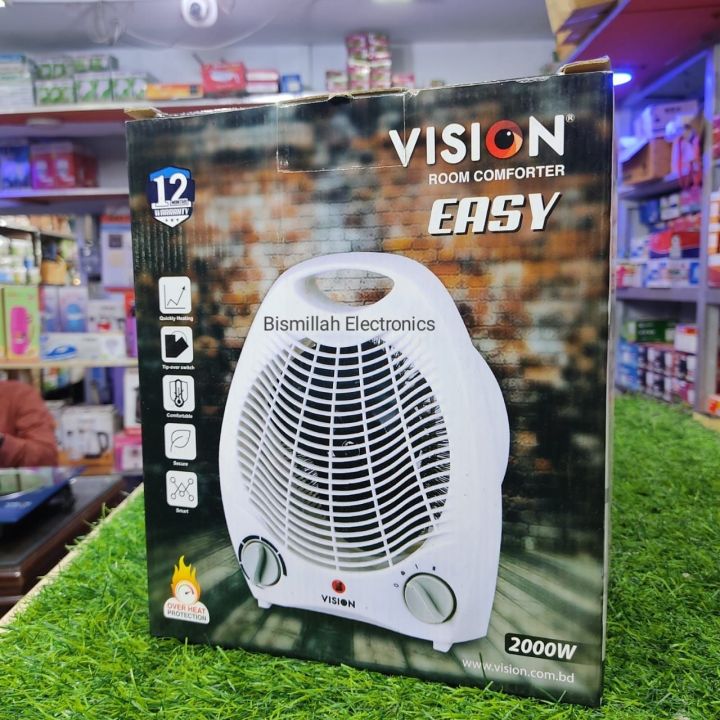 Vision Room Heater - Easy comforter 1 Year Warranty