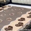 SOFT HIGH DENSITY AC FLEECE BLANKET, Throw Blanket for Double Bed. 